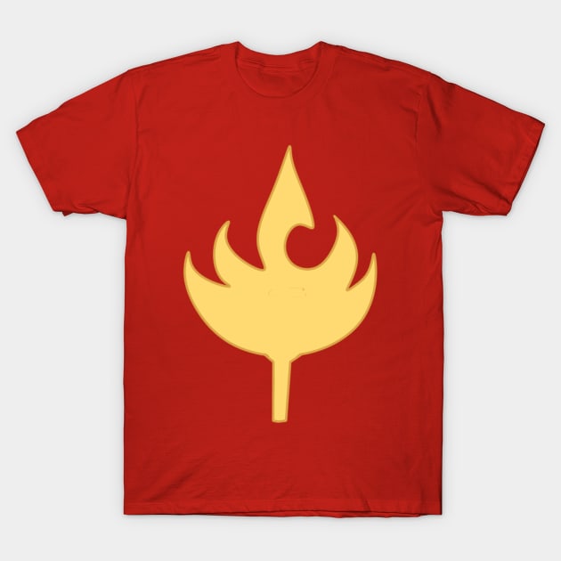 Fire Nation Firelord Headpiece T-Shirt by chillayx